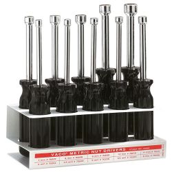 70200螺母驱动器套装，米制螺母驱动器，3英寸轴，10件